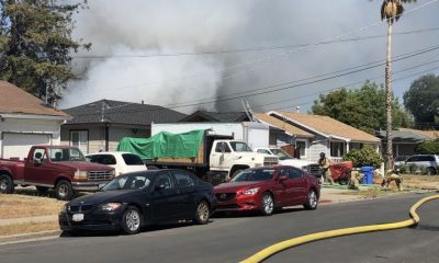 Firefighters respond to house fire near Concord BART station