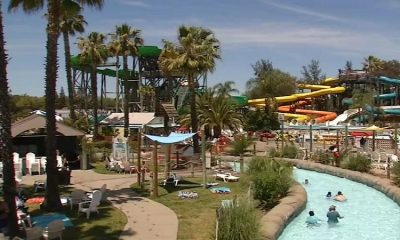 High temperatures forced people to cool off at Concord water park